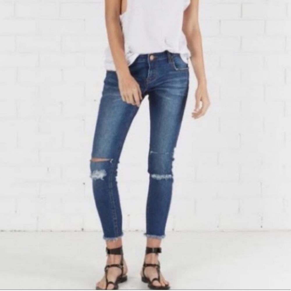 OneTeaspoon Freebirds II Low Waist Stretch Fitted Leg